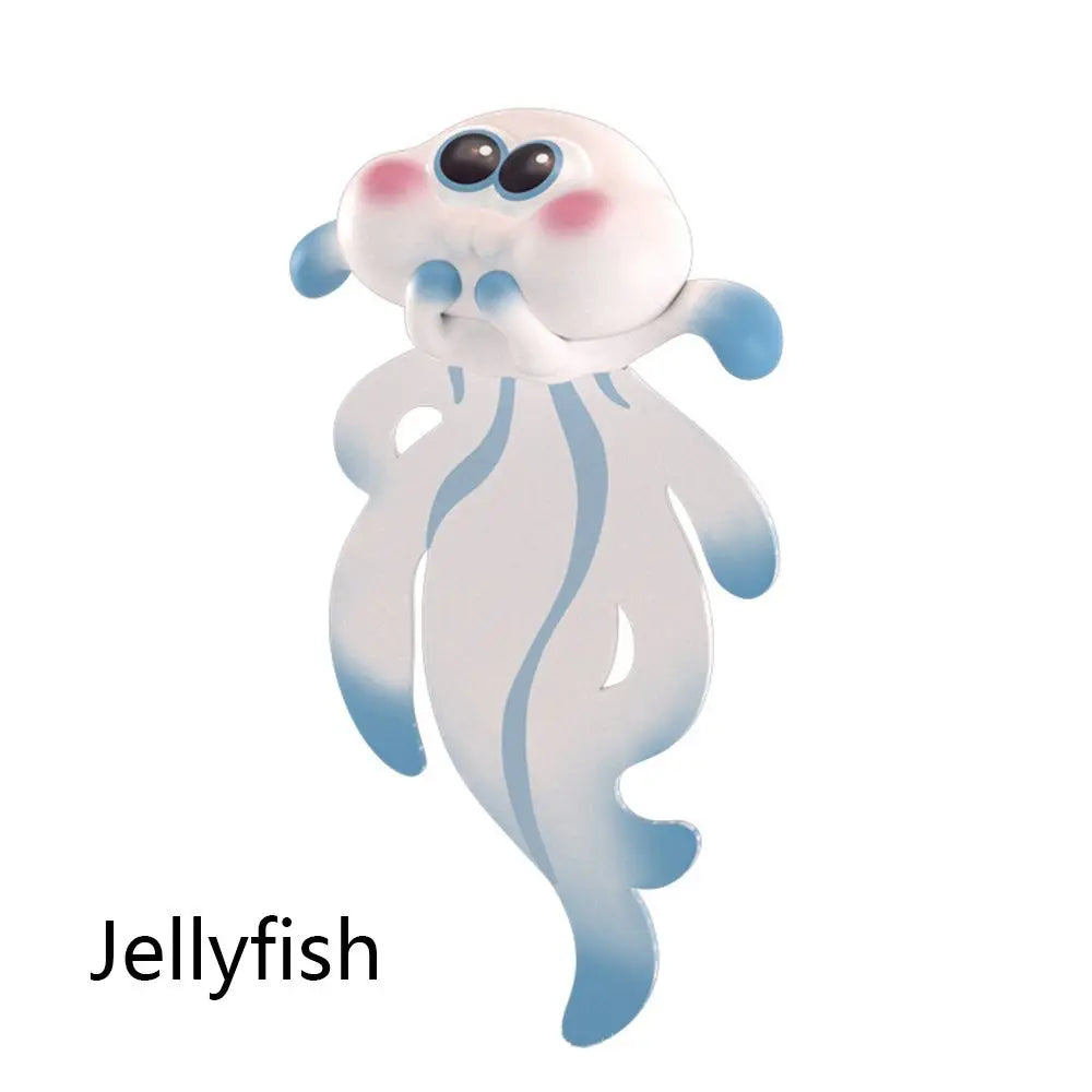 Squished Critter 3D Bookmarks — Cute Cartoon Animal Page-Savers