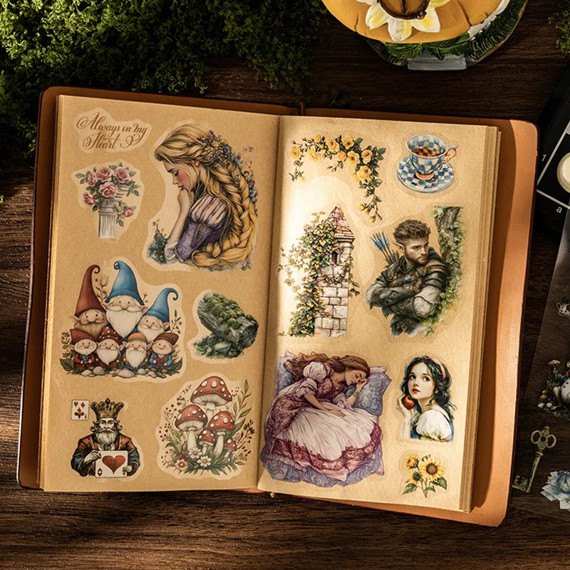 Fairy Tale Sequel Series Sticker Books (18-Piece Set)