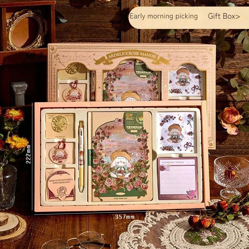 Cute Korean Handbook Stationery Gift Set — Charming Desk & Diary Essentials