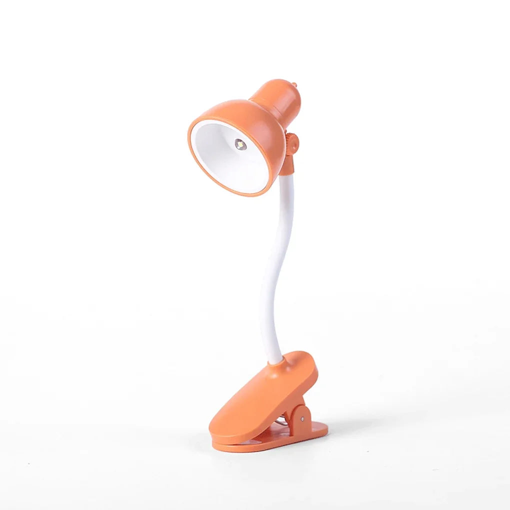 Mini Clip-On Reading Lamp — Retro Table Light Style