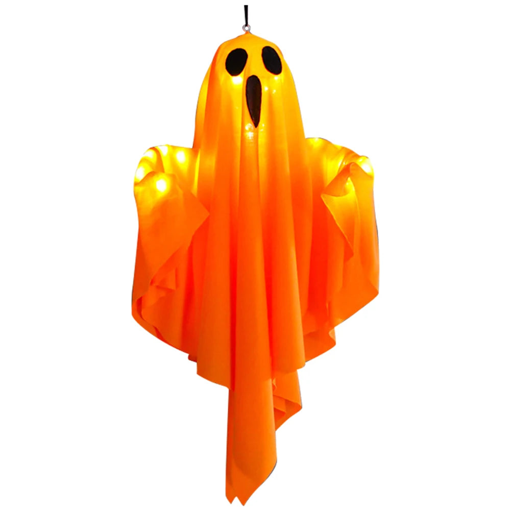 Glowing Hanging Ghost — Light-Up Halloween Decoration