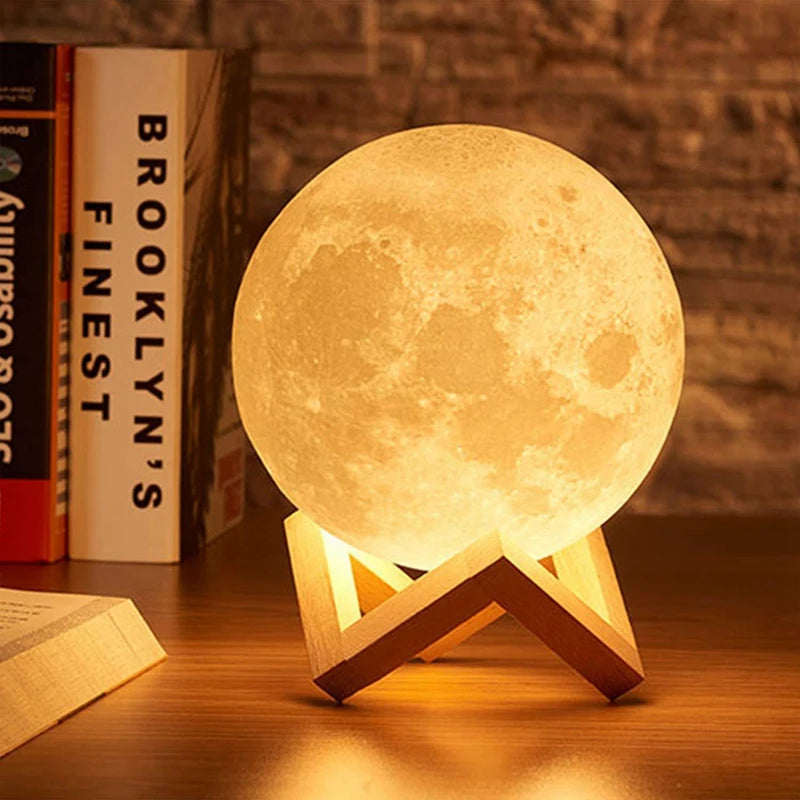 LED Moon Lamp Night Light — Magical Galaxy Glow