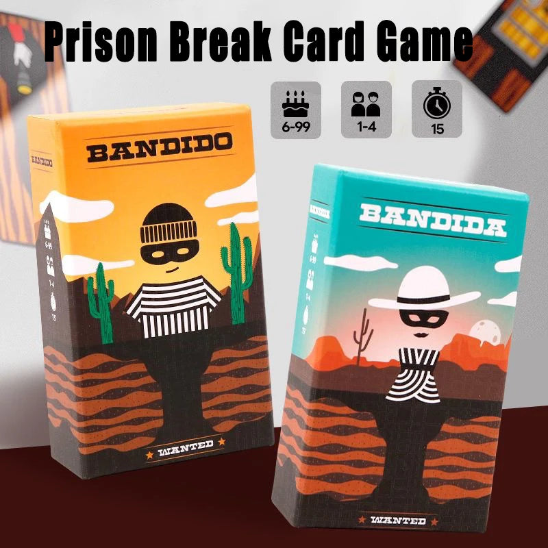 Bandido / Bandida Board Game — Cooperative Strategy Escape Adventure