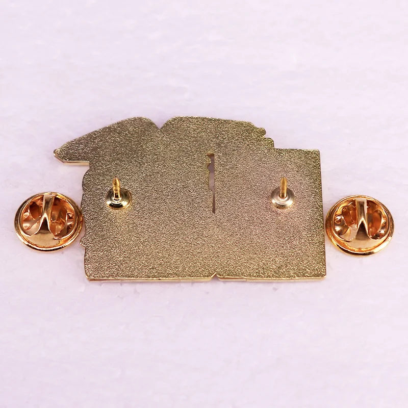 Shakespeare Stack Enamel Pin — Macbeth, Othello, The Tempest & More