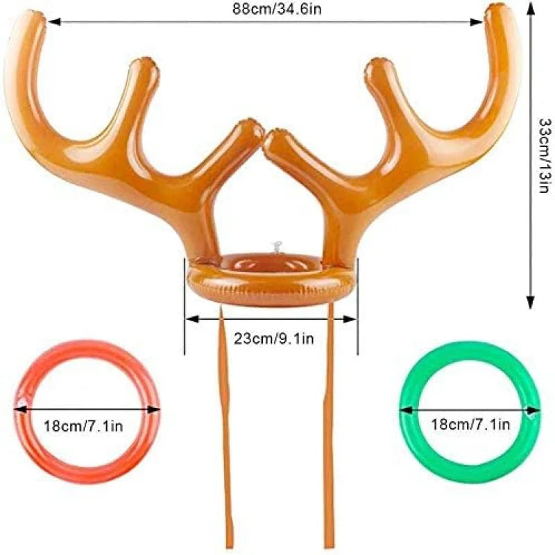 Inflatable Reindeer Antler Toss – The Ultimate Christmas Party Game!