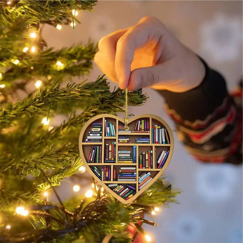 Book Lover Advent Calendar – 24 Acrylic Mini Ornaments for Christmas Countdown