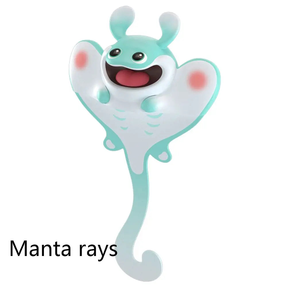 Squished Critter 3D Bookmarks — Cute Cartoon Animal Page-Savers