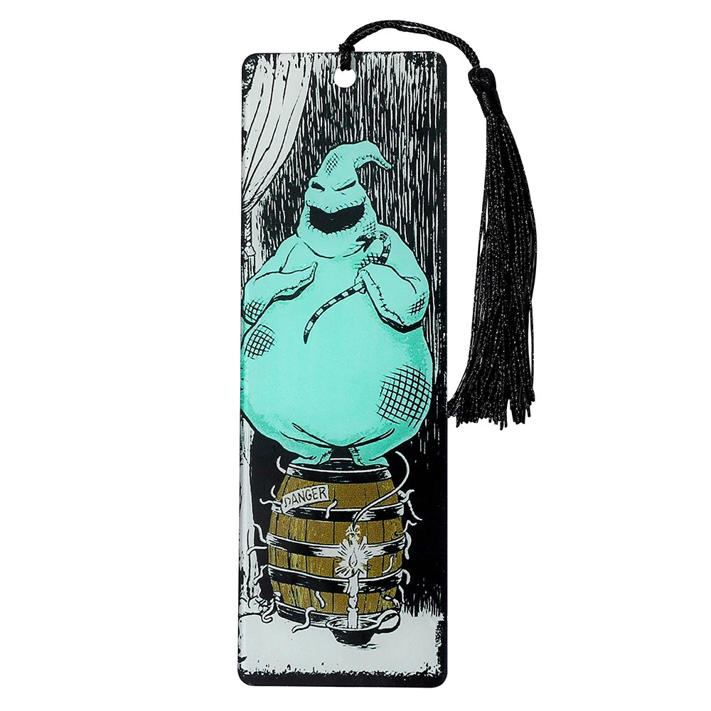 “Nightmare Before Christmas” Acrylic Bookmark with Tassel — Horror Movie Book Lover Gift