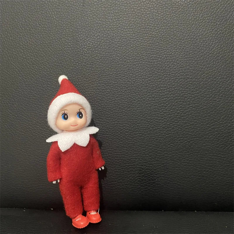 Christmas Bookshelf Elf Dolls — Festive Holiday Shelf Decorations & Ornaments