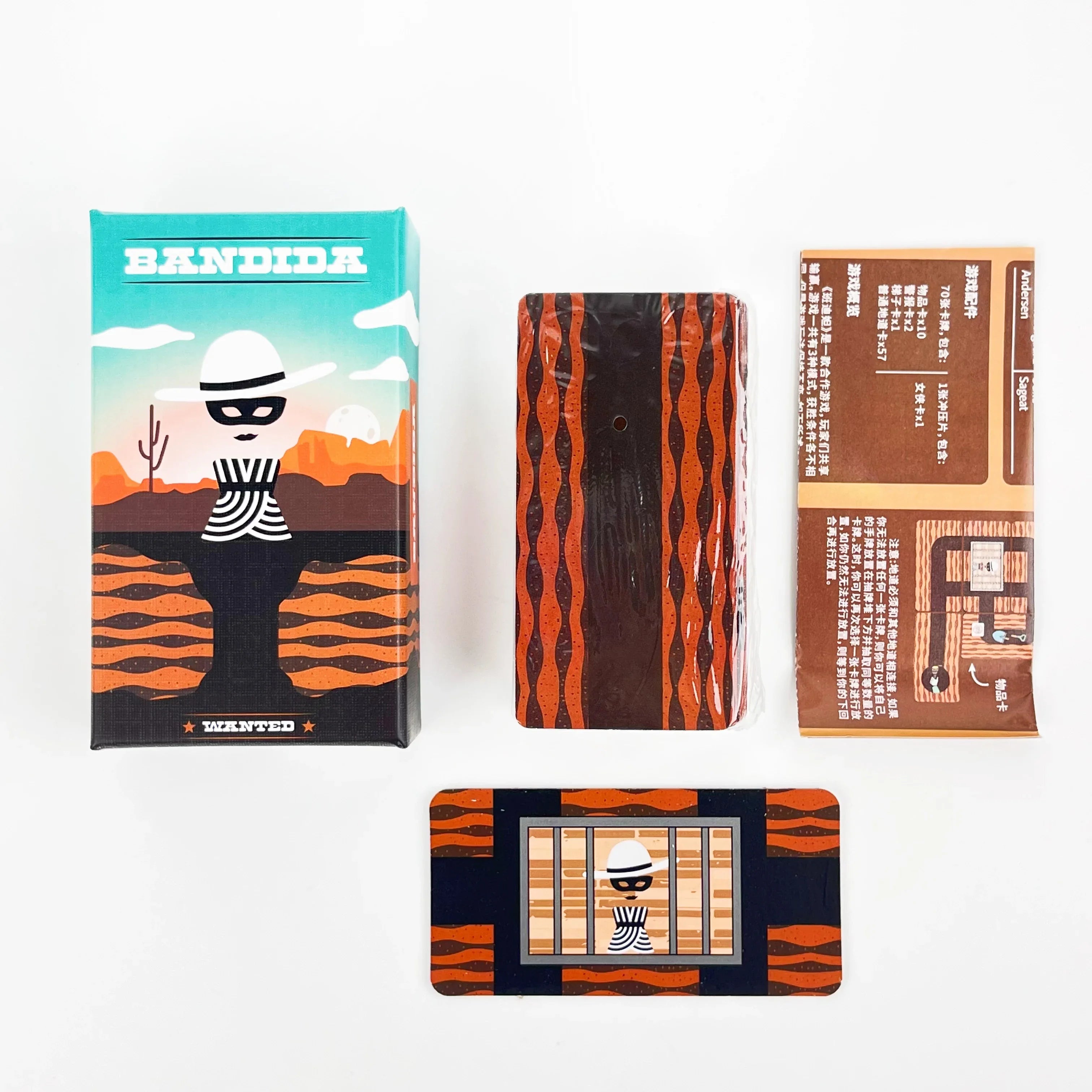 Bandido / Bandida Board Game — Cooperative Strategy Escape Adventure