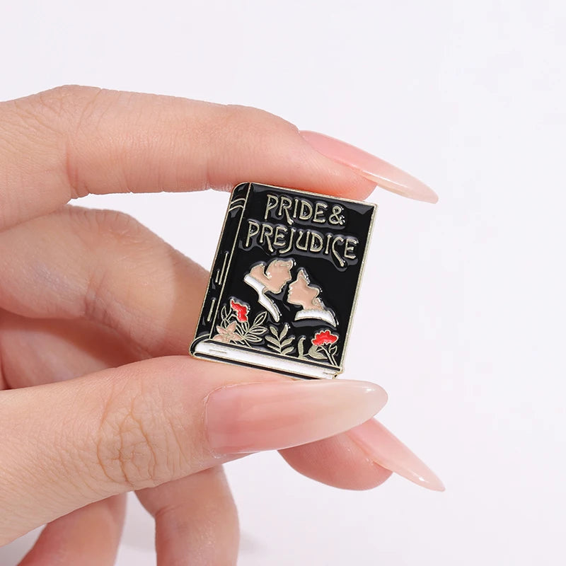“Pride & Prejudice” Enamel Pin — Darcy & Elizabeth