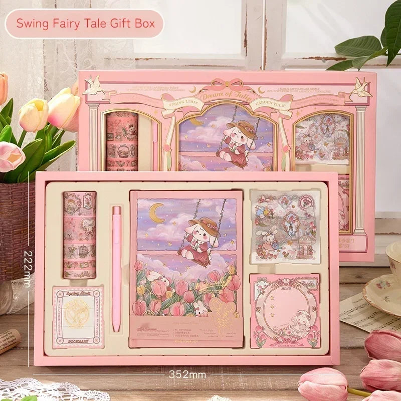 Cute Korean Handbook Stationery Gift Set — Charming Desk & Diary Essentials