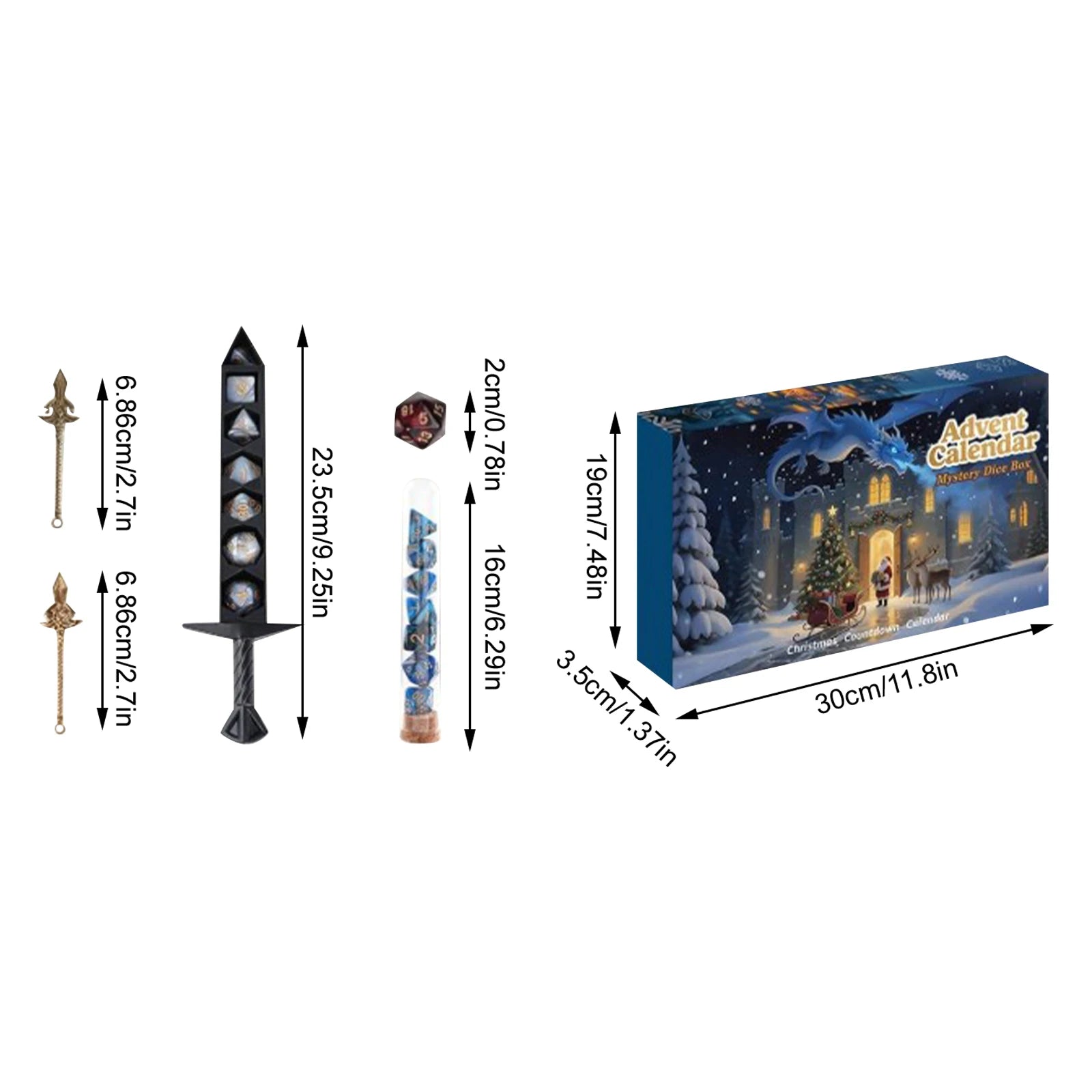 D&D Dice Advent Calendar — 24 Days of Mystery, Magic & Adventure