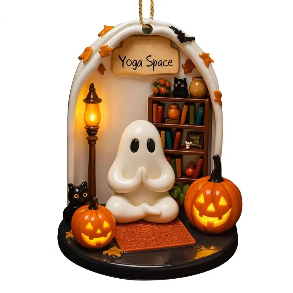 Halloween Ghost Acrylic Ornaments — Spooky-Cute Reading Décor