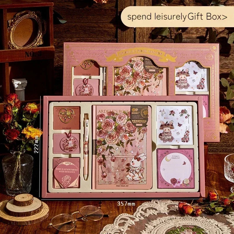 Cute Korean Handbook Stationery Gift Set — Charming Desk & Diary Essentials