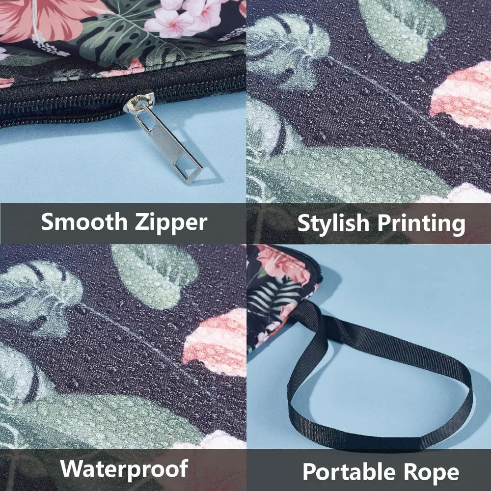 “All I Need Is This Book…” Black Book Sleeve — Zipped, Washable, With Pocket