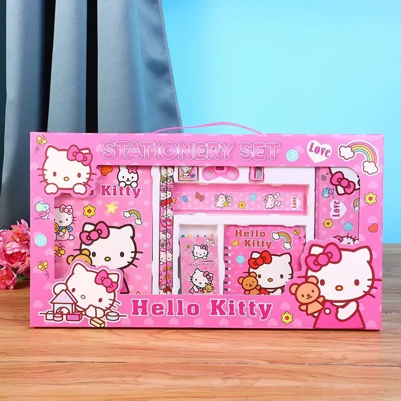 Sanrio Hello Kitty 14-Piece Stationery Gift Set — Cartoon Student Pack