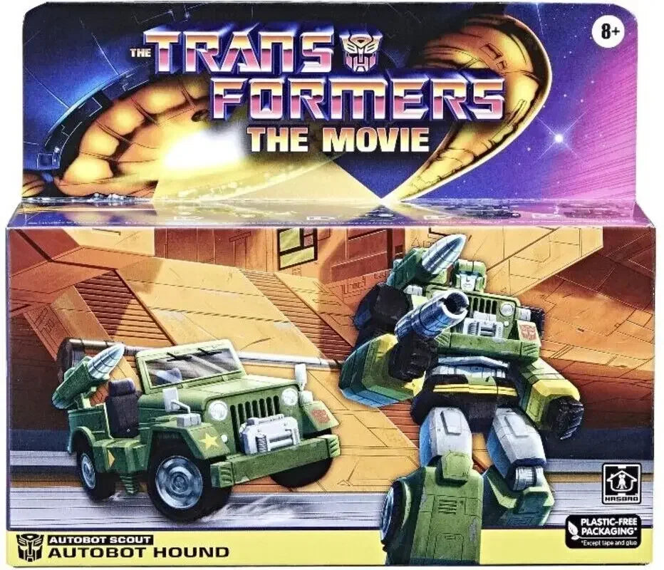 Transformers Retro G1 Movie Figures (Starscream, Hot Rod, Perceptor, Skywarp, Kickback, Shrapnel Toys)