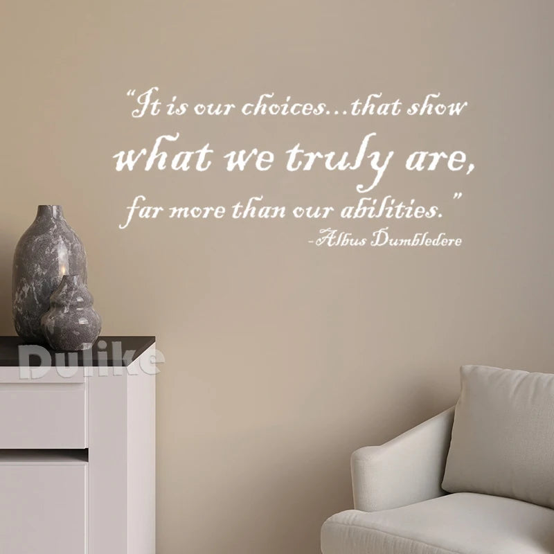 Harry Potter Inspirational Quote Wall Decal – Magic Meets Motivation!
