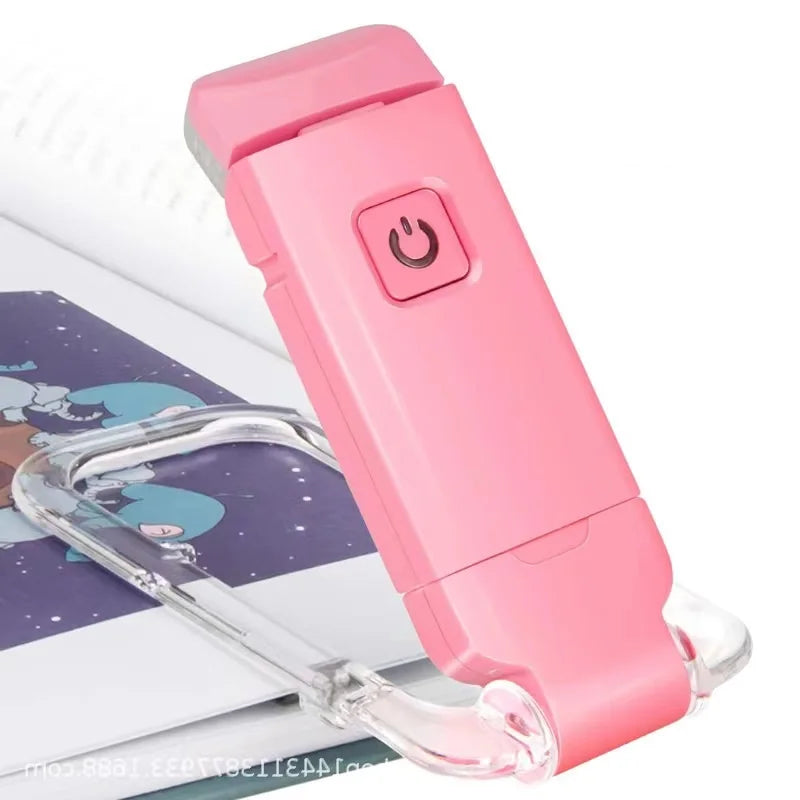LED USB Rechargeable Book Light — Adjustable Brightness & Color Temperature