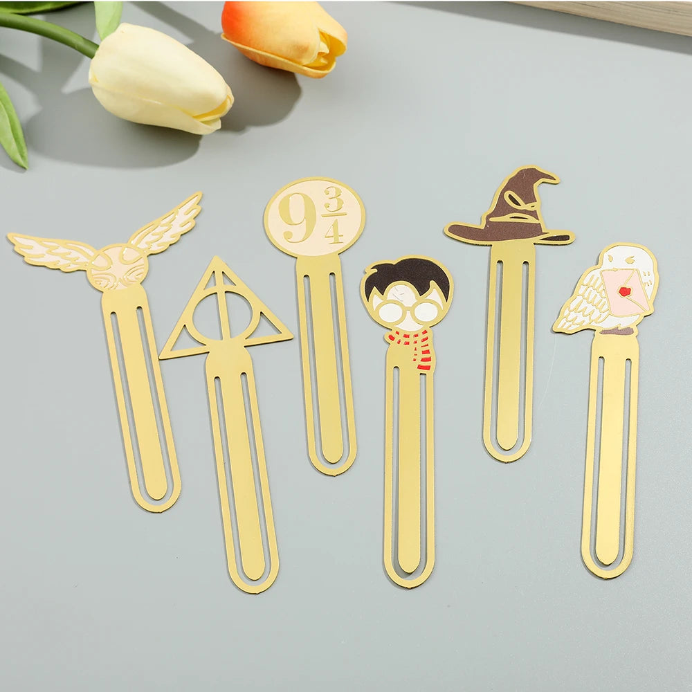 Harry Potter Metal Bookmarks – Collect the Magic, One Page at a Time!
