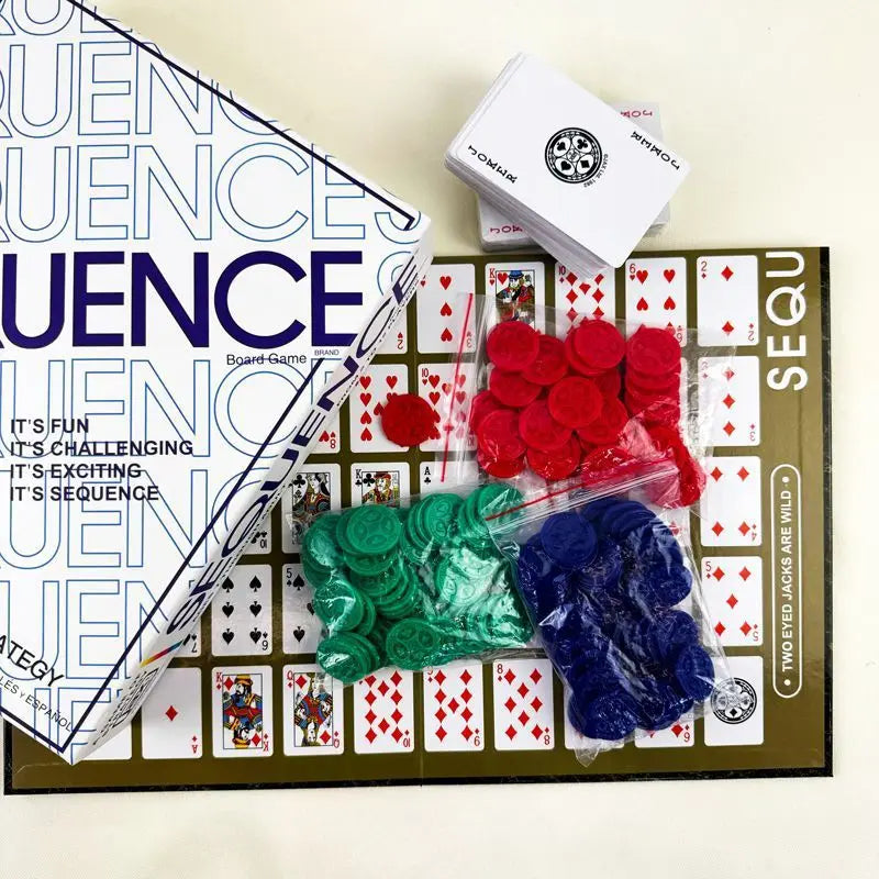Sequence Jax Strategy Board Game