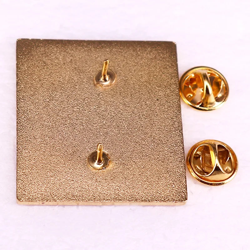 “I Have No Shelf Control” Enamel Pin — Bookcase Design