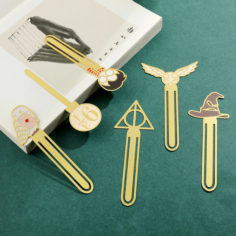 Harry Potter Metal Bookmarks – Collect the Magic, One Page at a Time!