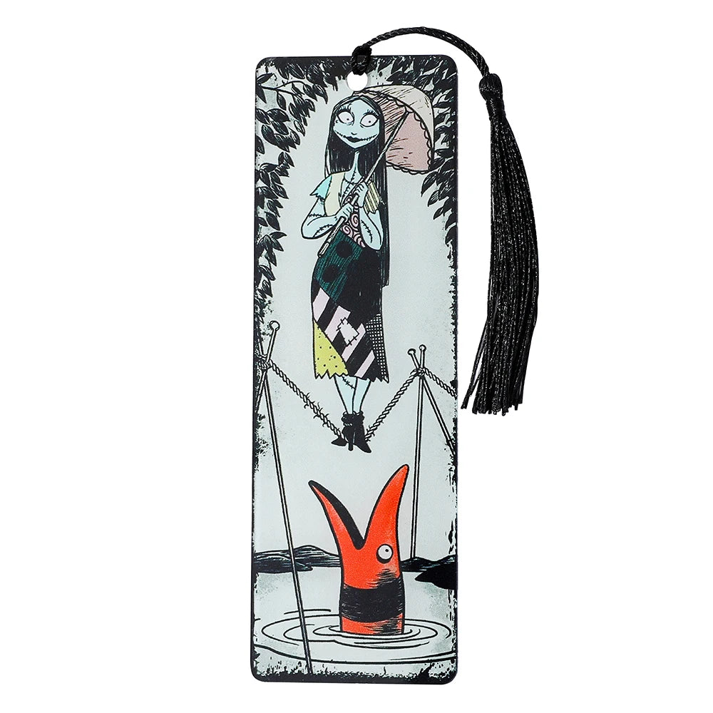 “Nightmare Before Christmas” Acrylic Bookmark with Tassel — Horror Movie Book Lover Gift