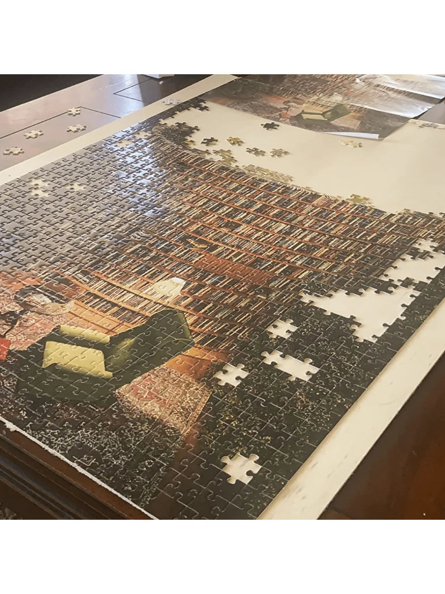 Bookshelf Canal 1000-Piece Jigsaw Puzzle