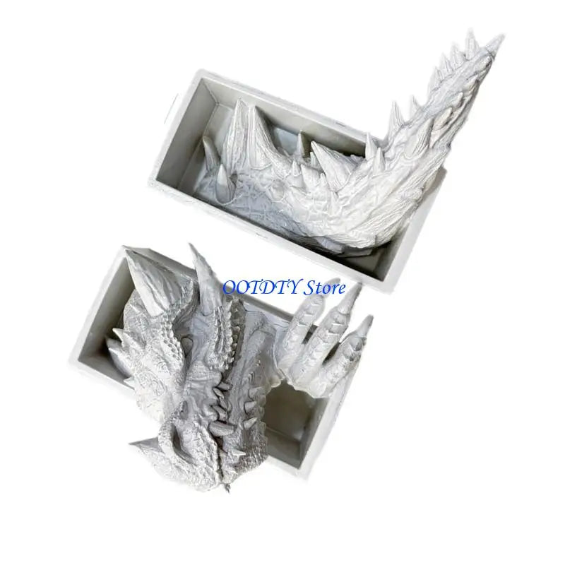 Dragon Guardians — Fantasy Resin Bookends (Set of 2)
