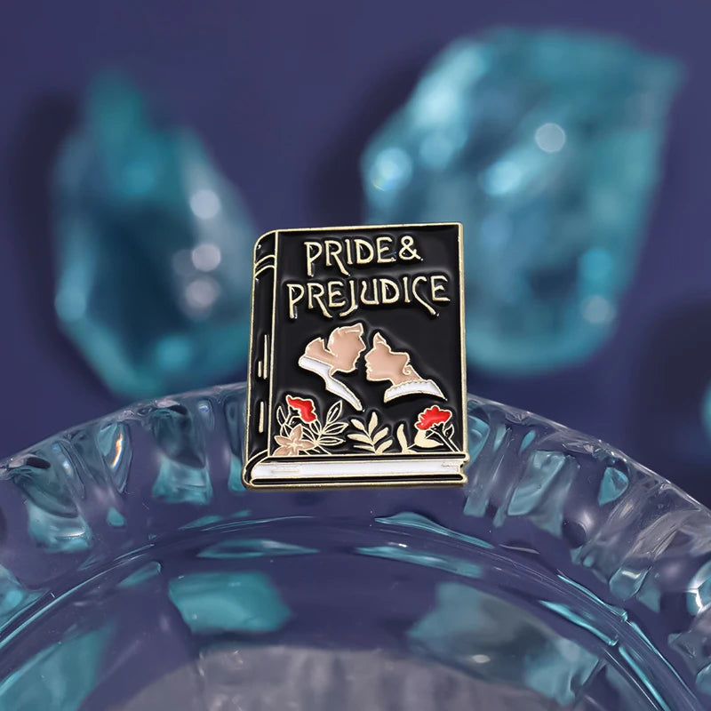 “Pride & Prejudice” Enamel Pin — Darcy & Elizabeth