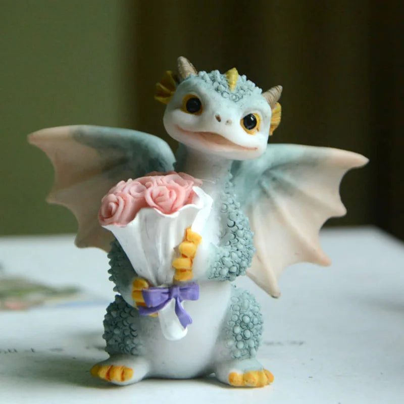 Pocket-Sized Dragons — Cute Mini Resin Dragon Figurines