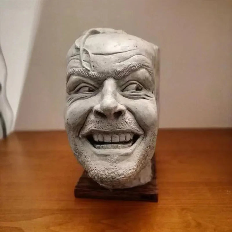 “Here’s Johnny!” Horror Shelf Decoration - Resin Book Nook Insert Inspired by The Shining