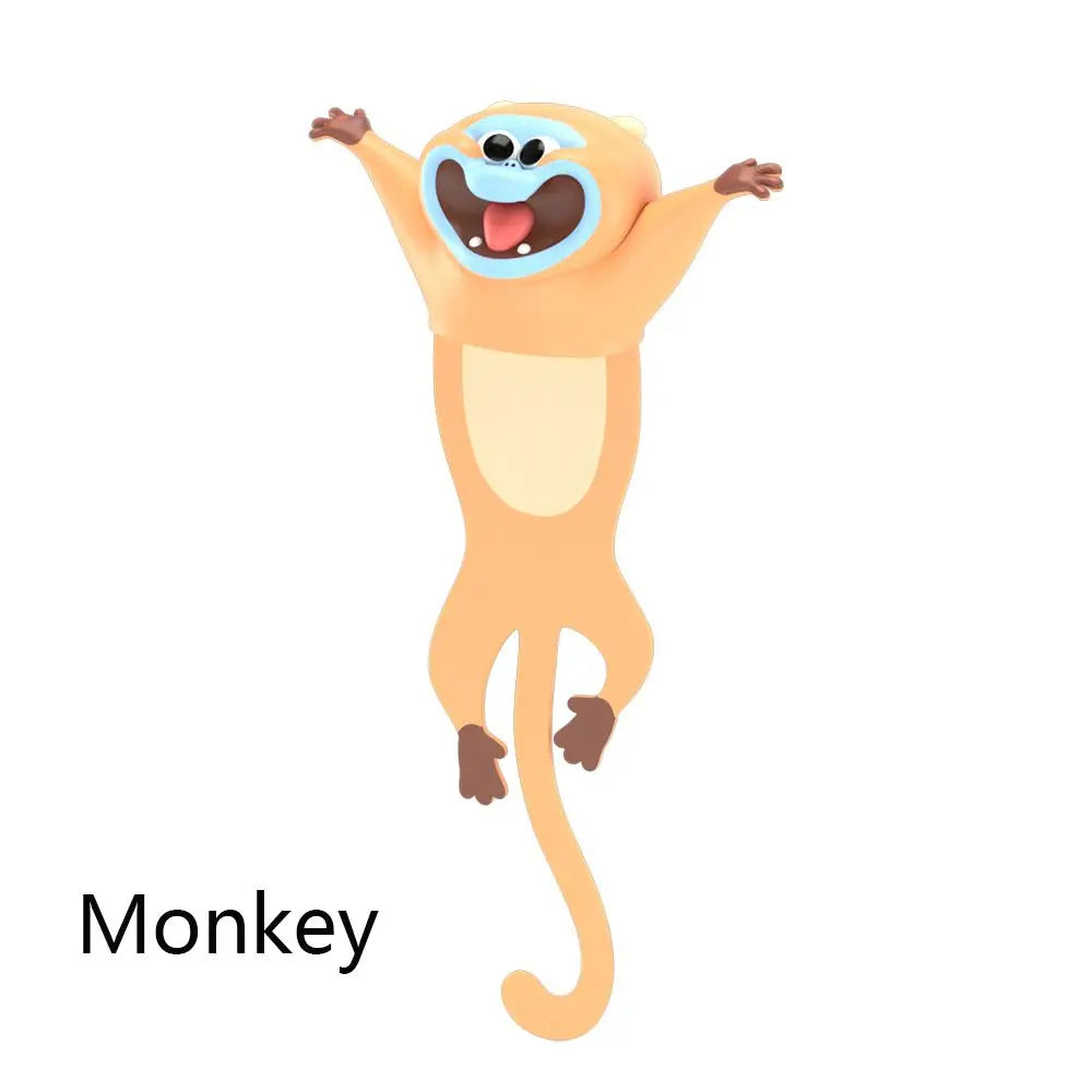 Squished Critter 3D Bookmarks — Cute Cartoon Animal Page-Savers