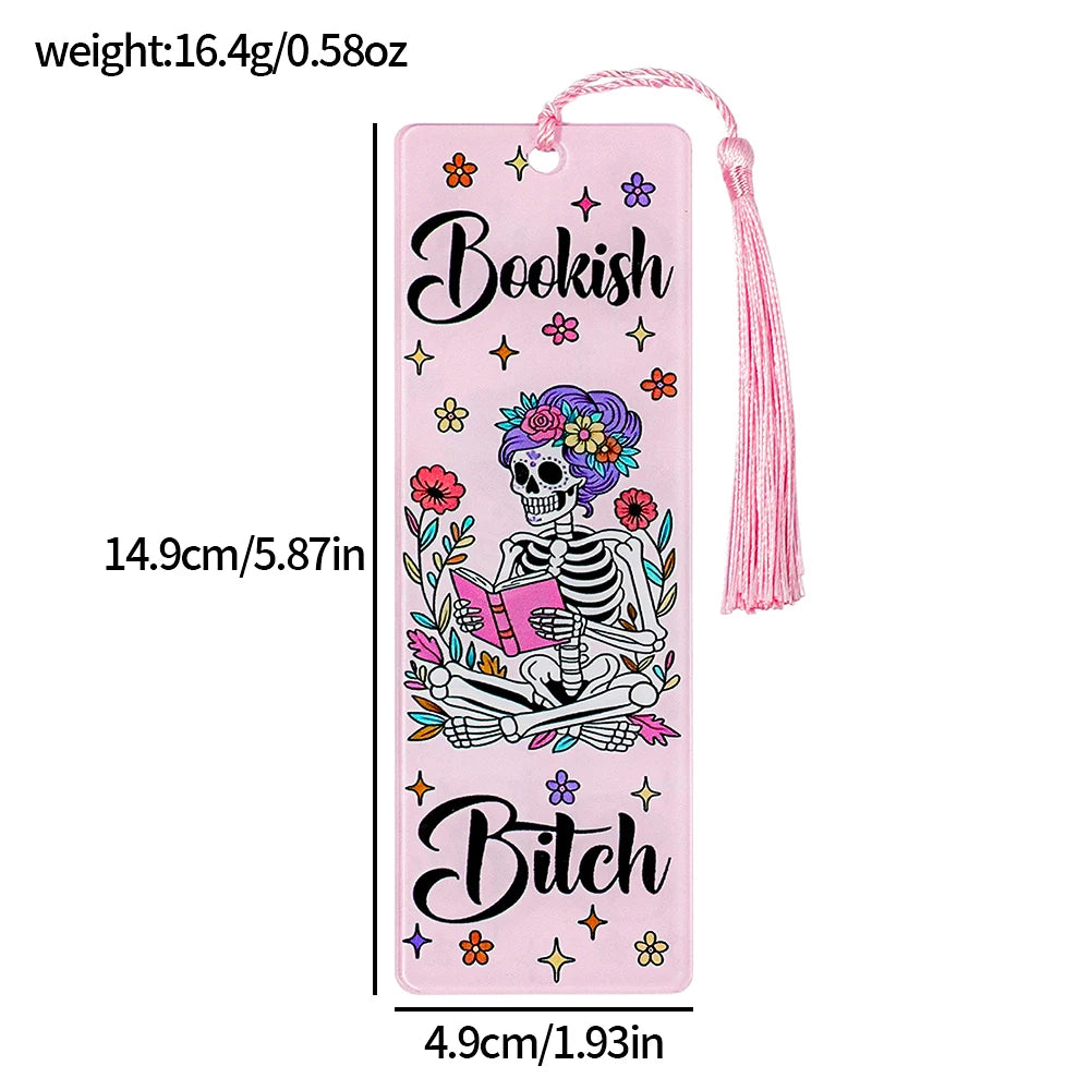 Halloween Ghost & Skeleton Bookmarks — Spooky Page Holders (Pick 1 or Full Set of 8)