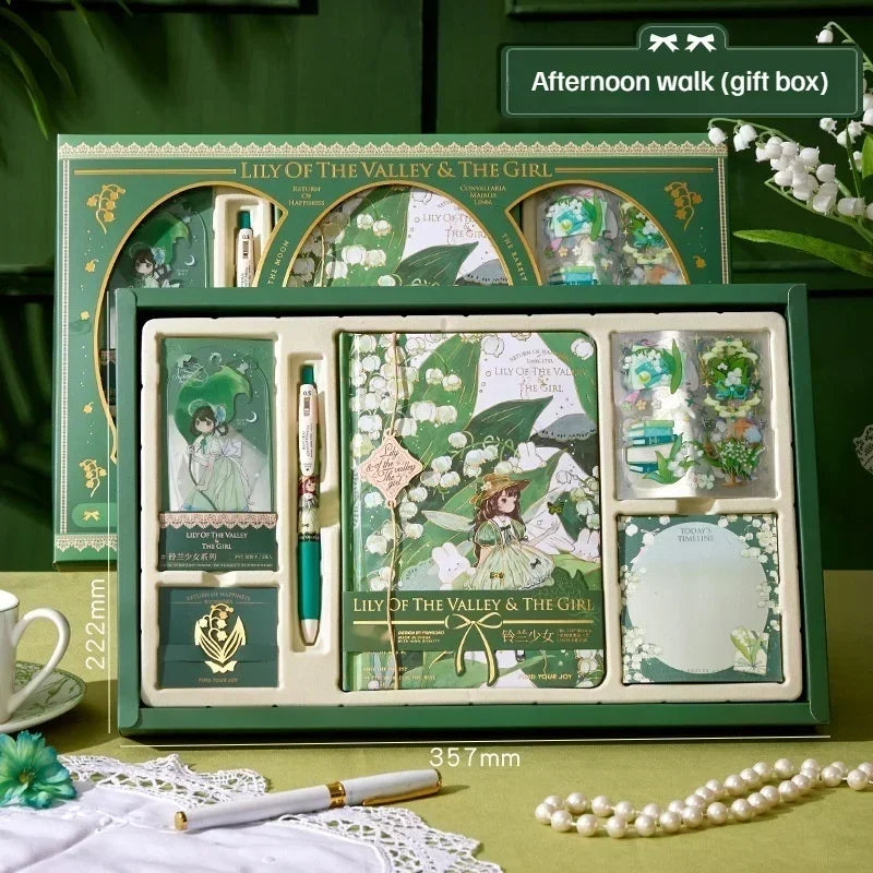 Cute Korean Handbook Stationery Gift Set — Charming Desk & Diary Essentials