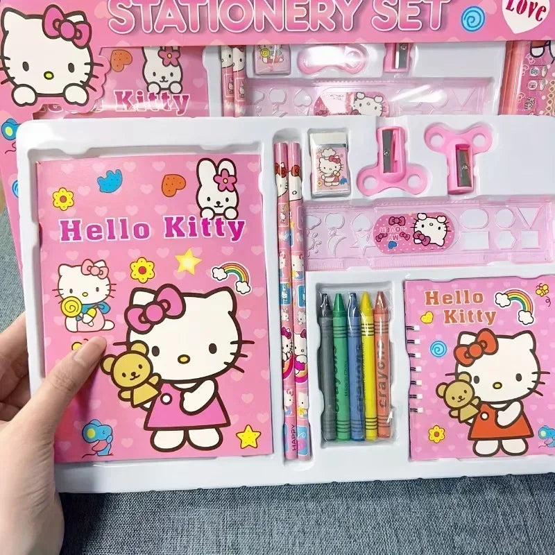 Sanrio Hello Kitty 14-Piece Stationery Gift Set — Cartoon Student Pack
