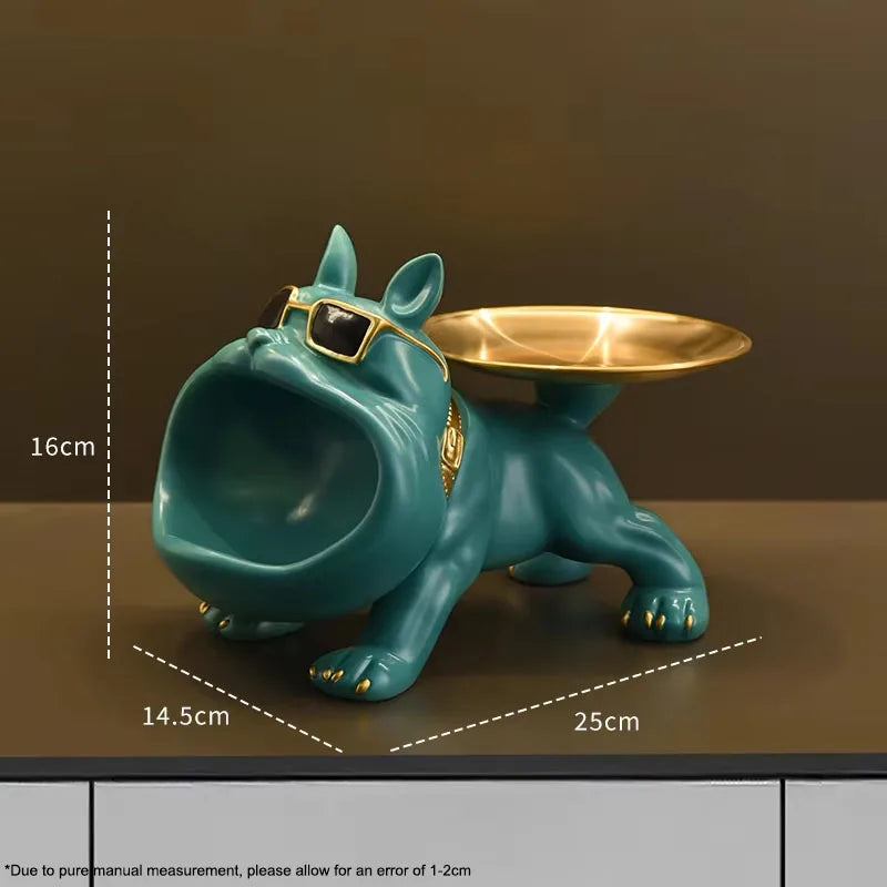 Quirky Bulldog Storage Statue — Useful storage for small items