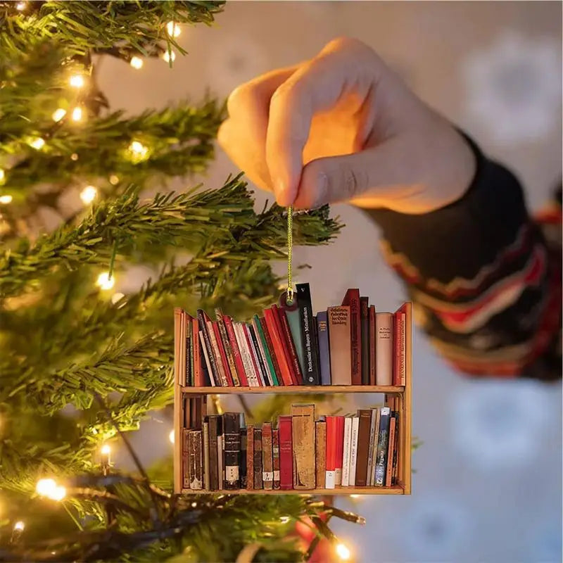Book Lover Advent Calendar – 24 Acrylic Mini Ornaments for Christmas Countdown