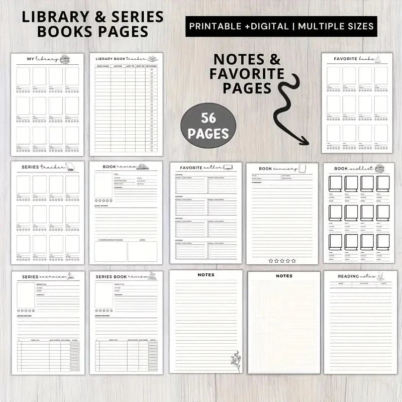 Reading Planner & Book Review Log