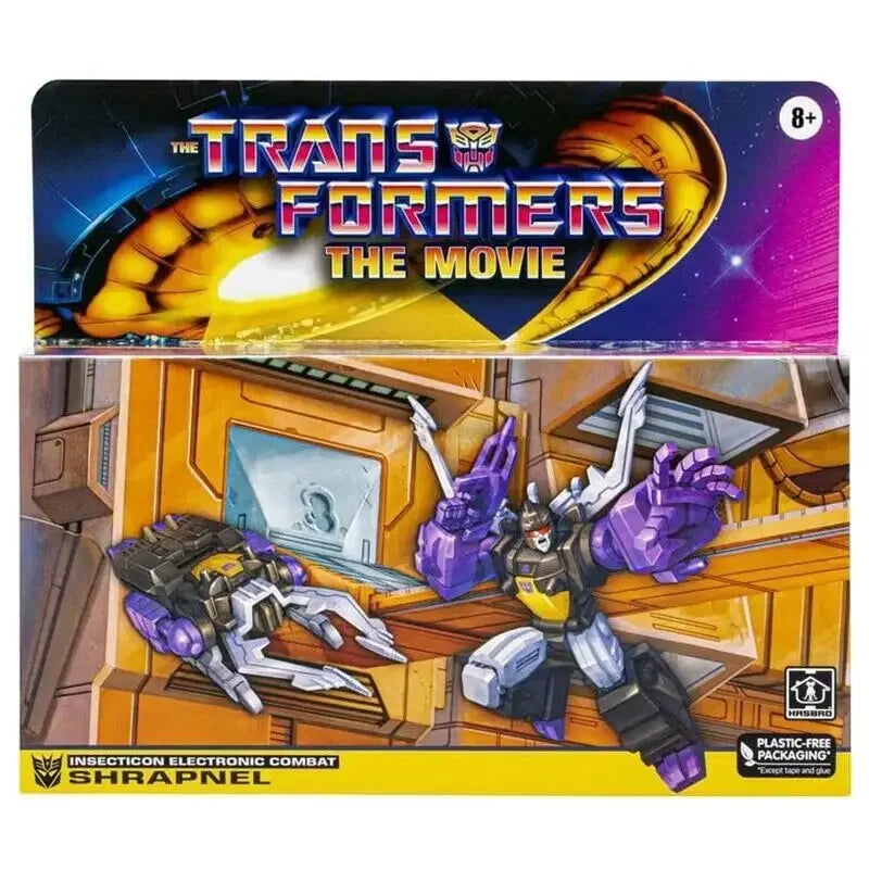Transformers Retro G1 Movie Figures (Starscream, Hot Rod, Perceptor, Skywarp, Kickback, Shrapnel Toys)