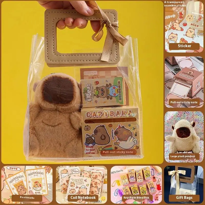Capybara Club — Kawaii Stationery & Accessories Gift Set