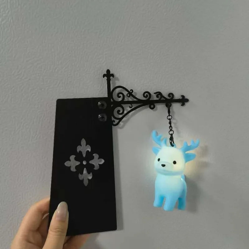 Dragon or Woodland Creature Bookshelf Lights — Decorative Bookcase Lamps & Ornaments