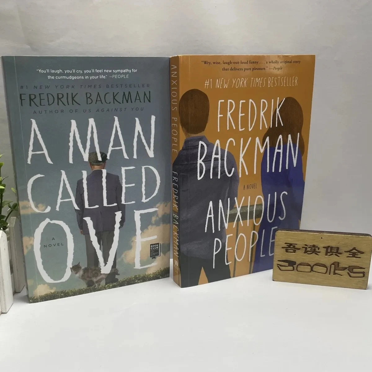 Fredrik Backman 2-Book Set, A Man Called Ove and Anxious People