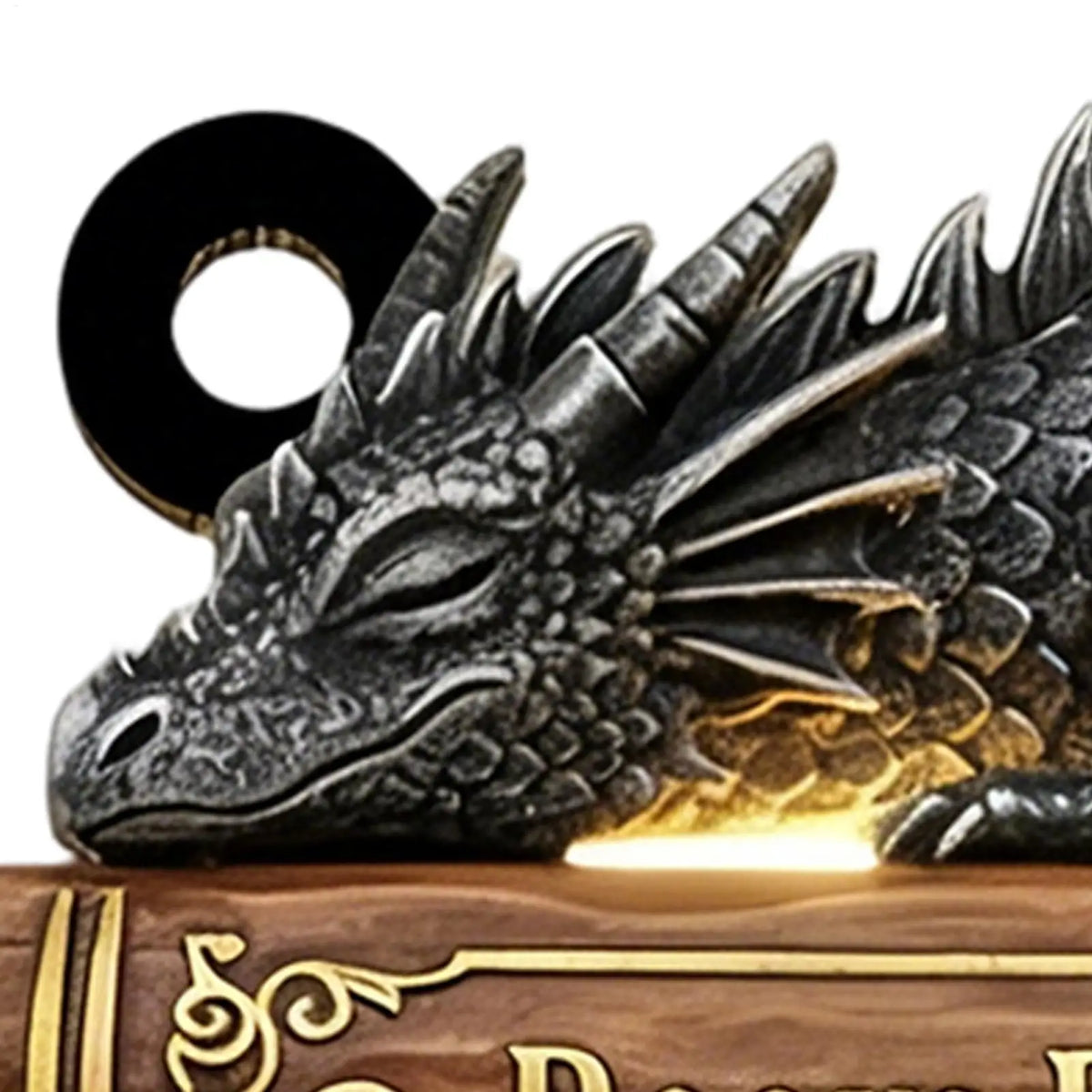 Dragon Books Read This Year Counter — Wooden Reading Challenge Tracker