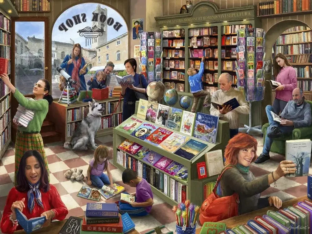 Book Shop Wooden Jigsaw Puzzle