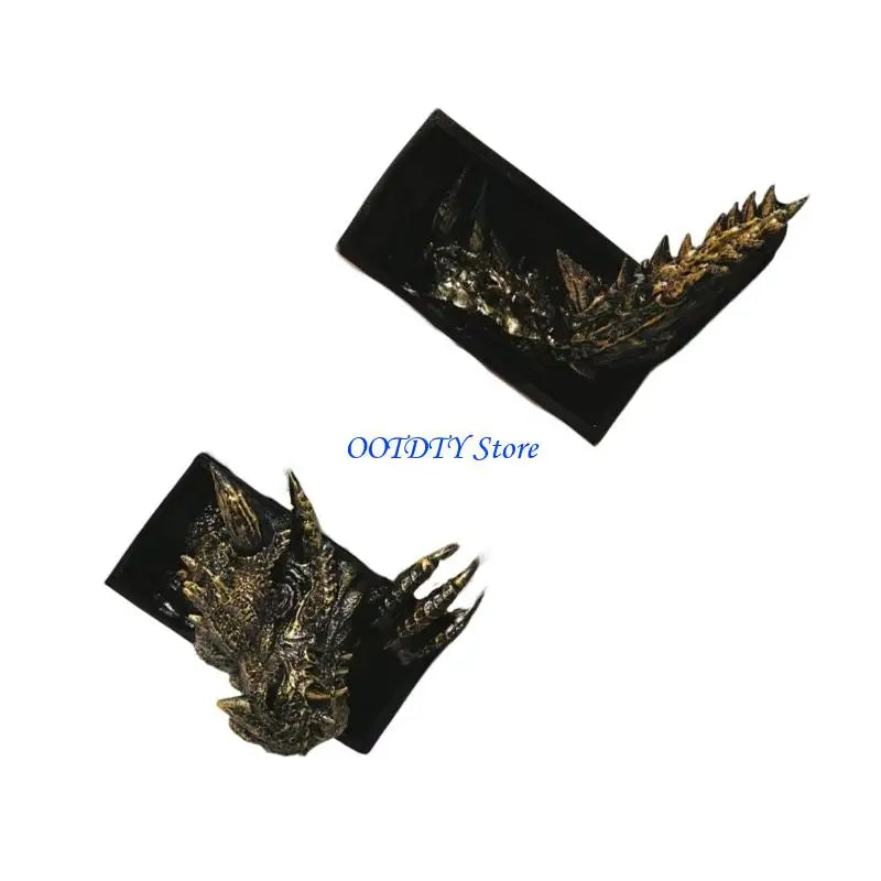Dragon Guardians — Fantasy Resin Bookends (Set of 2)