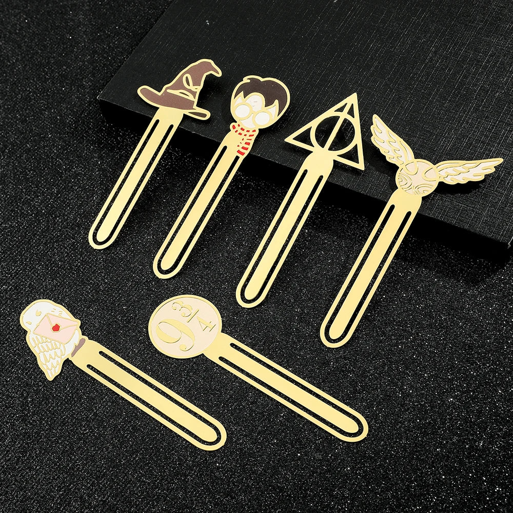 Harry Potter Metal Bookmarks – Collect the Magic, One Page at a Time!
