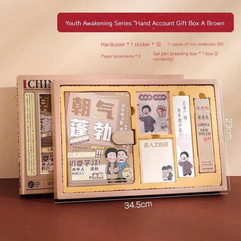 Cute Korean Handbook Stationery Gift Set — Charming Desk & Diary Essentials